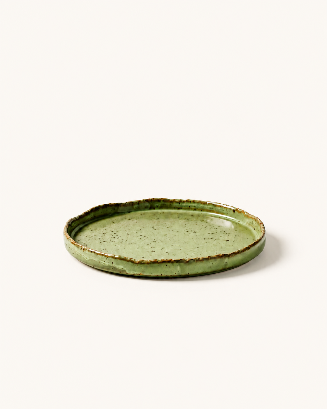Straight Rim Plate (Mountain Inkstone)