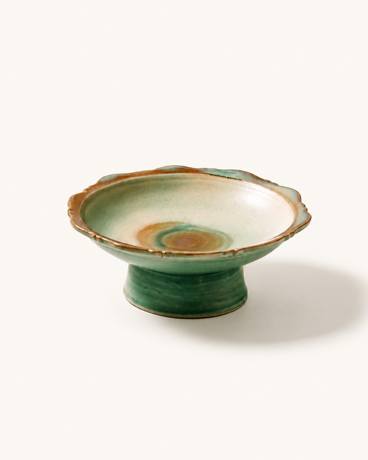 Hana Pedestal Serving Plate (Bubble)