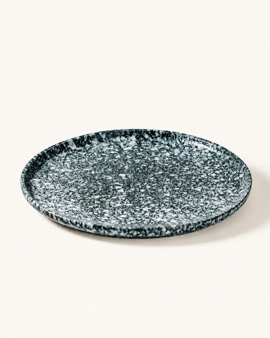 Straight Rim Plate (Fleck)