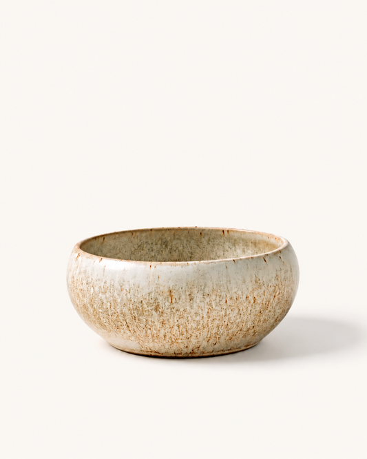 Round Bowl (White Brown Trim)
