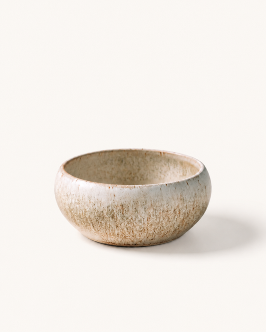 Round Bowl (White Brown Trim)