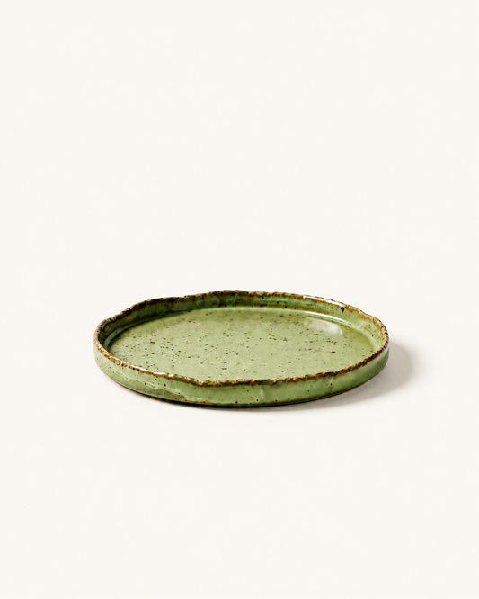 Straight Rim Plate (Mountain Inkstone)