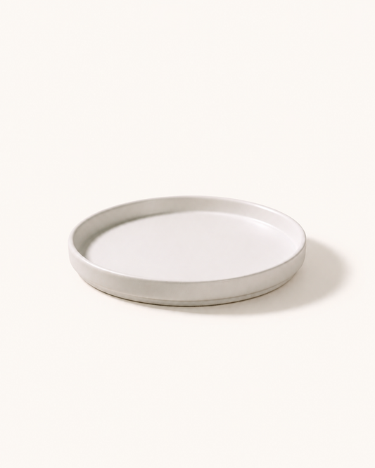 Straight Rim Plate ( Stone Bloom)