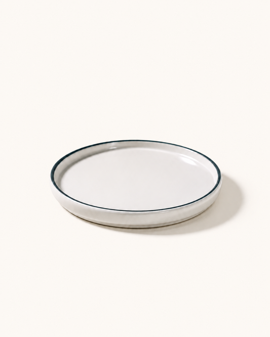 Straight Rim Plate ( Stone Bloom)