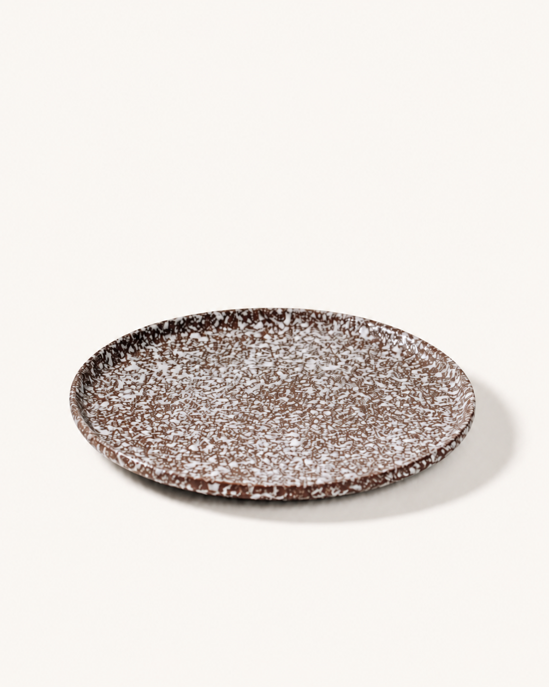 Straight Rim Plate (Fleck)