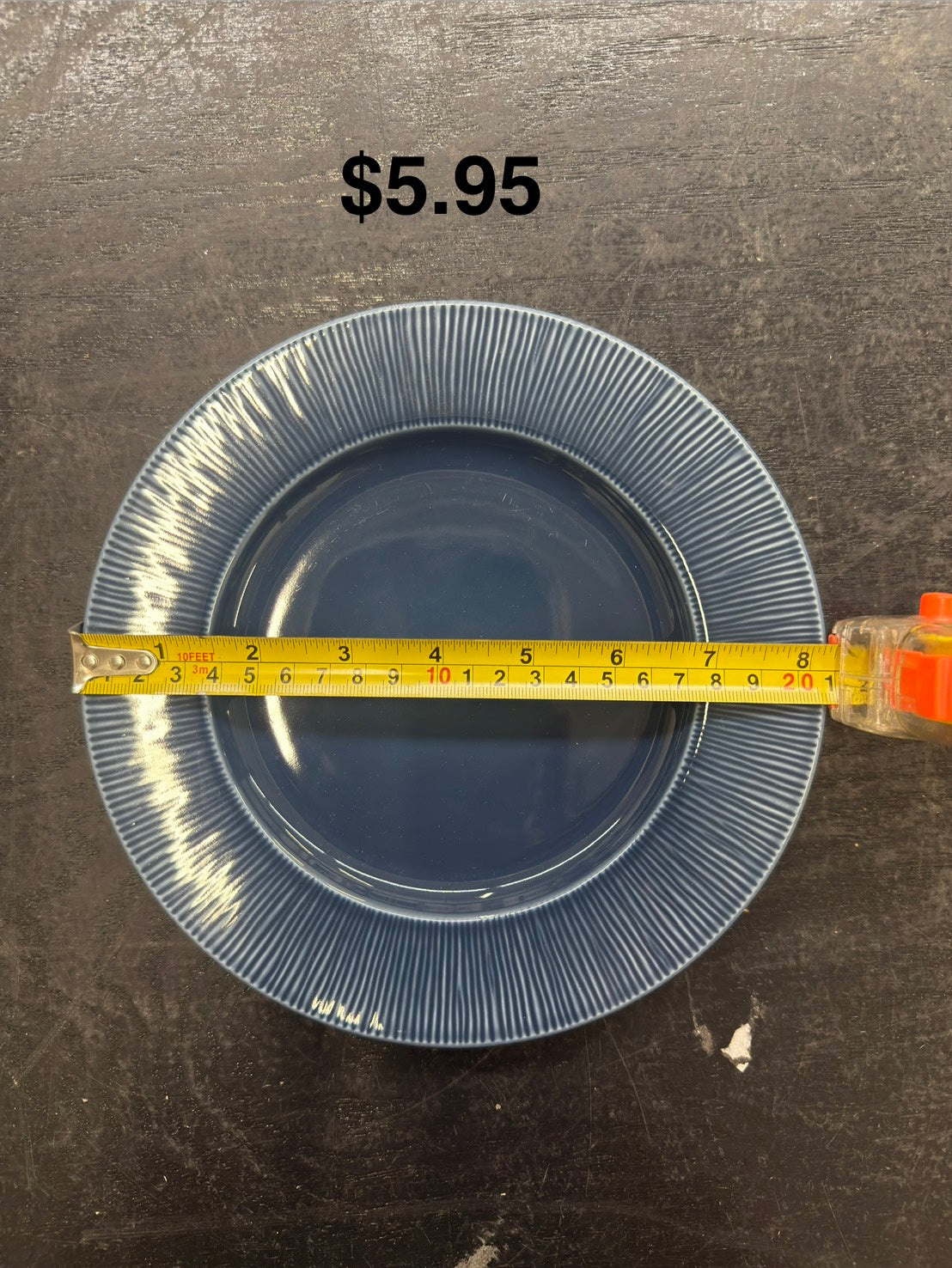 Blue Plate 8"
