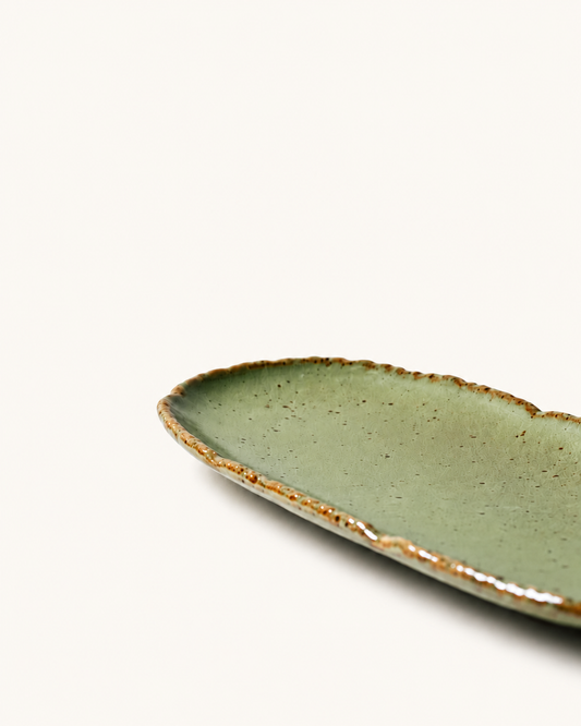 Oval Plate (Mountain Inkstone)